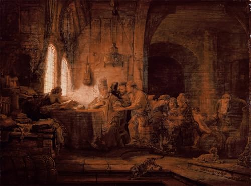 Tableaux modernes décoration de bureau Rembrandt 60x90cm