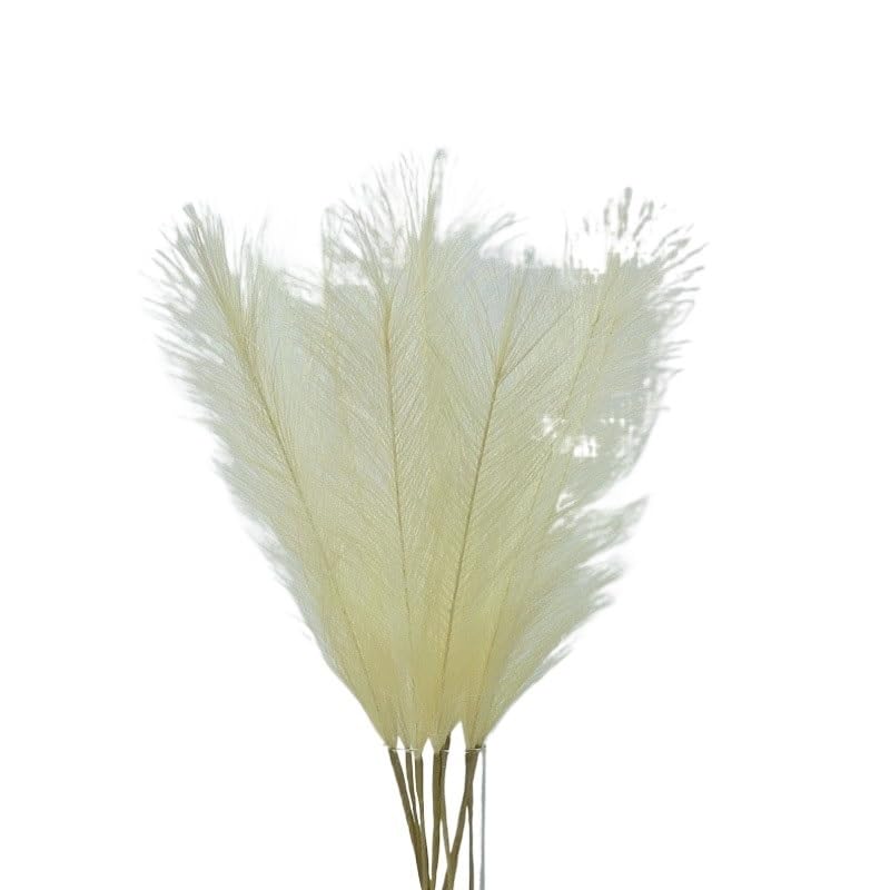 Pampas Grass grande ramo artificial 30 piezas miniatura 6