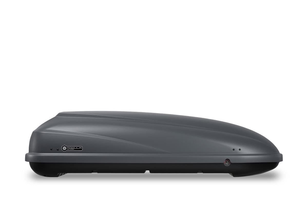 Box portapacchi auto shuttle baule auto da viaggio modula travel 460 ANTRACITE