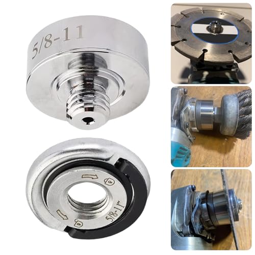 Kit de conversion rigide pour meuleuse d'angle 5/8"-11 en acier usiné - 3