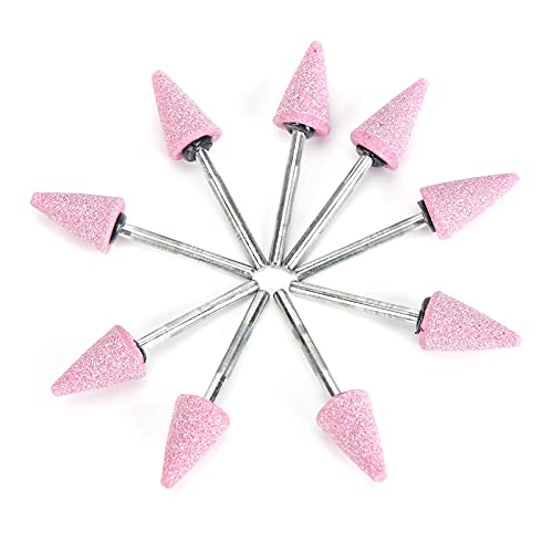 Grinding Bits, Cone Shape Pa Corundum 50 Pcs Polishing Bits High Hardness Sharper For Polishing Grinding, Trimming, Engraving, And Deburring #TOP6