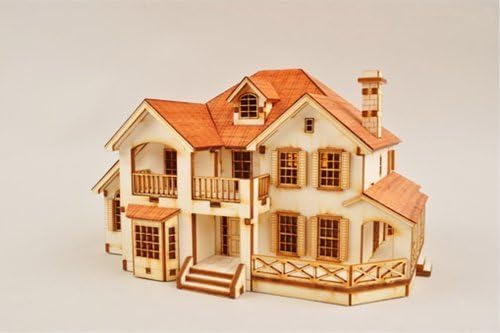 Wooden Garden House Model Kit