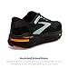 Brooks Men’s Ghost Max Cushion Neutral Running & Walking Shoe - Black/Orange/Cloud Blue - 10.5 Medium