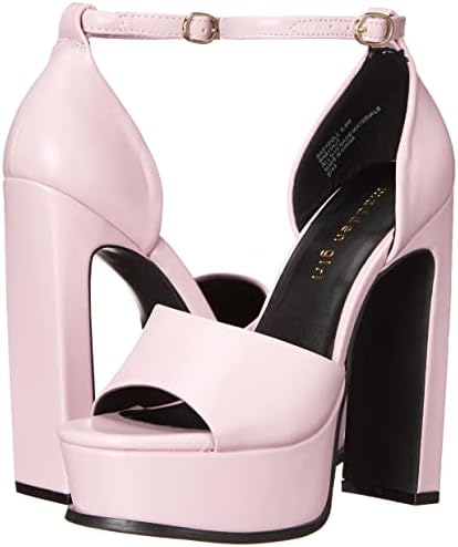 Madden Girl Women's Babydoll Heeled Sandal, Pink Paris, 9.5 | Image 6
