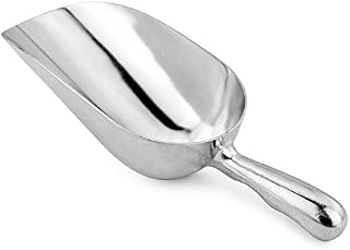 New Star Foodservice 34547 One-Piece Cast Aluminum Round Bottom Bar Ice Flour Utility