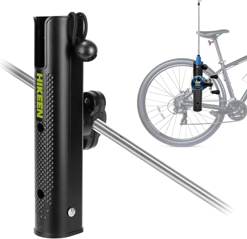 BOOSTEADY Support de Canne à Pêche pour Vélo, Facile à Monter Sur Le Vélo, Porte-Canne à Pêche Réglable pour Vélo, Voiture de Plage, VTT, Bateaux,...