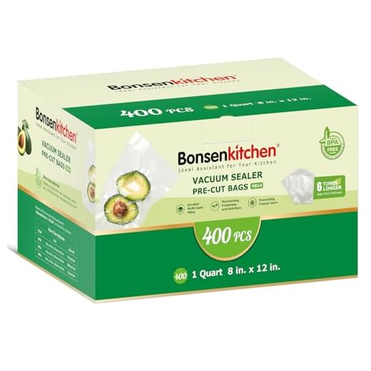 Bonsenkitchen Vacuum Sealer Bags, 400 Quart