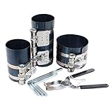 XtremeAmazing Car Engine Piston Rings Installer Removal Compressor Tool Service Set and Adjustable Ratchet Piston Installer Plier Kit