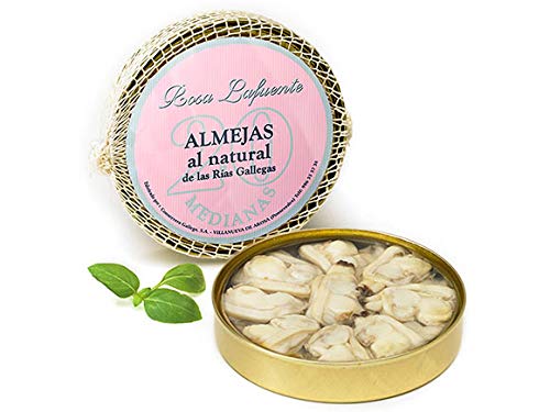 Almejas al natural de las Rías Gallegas Rosa Lafuente - 16 Piezas Medianas