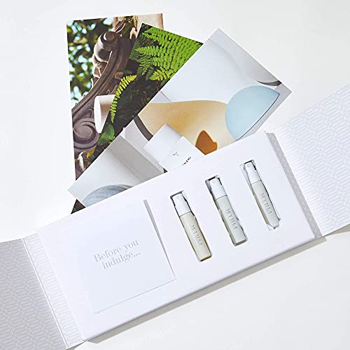 Perfume Sample Set for Women by PHLUR - Clean, Hypoallergenic, Vegan and Cruelty Free. Includes Hanami, Sandara & Olmsted & Vaux Fragrances (2 ml)