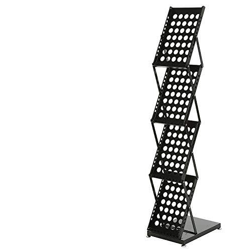 Aadya Crafts Iron Catalogue Folding Magazine, Brochure Holder Rack (Black)-picture-18