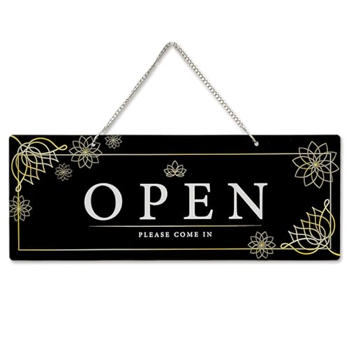 OPEN COME IN サインボード 看板 メッセージボード Amazon | SignStore オープン クローズ 看板 吊り下げ 両面 サイン