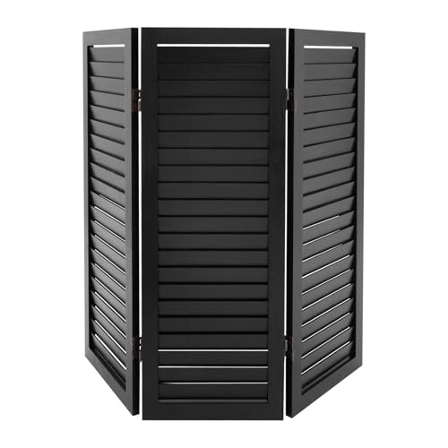 Paravent pliable en 3 parties - Paravent - Paravent - Paravent - Paravent pour décoration intérieure salon, salle à manger, chambre à coucher - 91 x 81 cm...