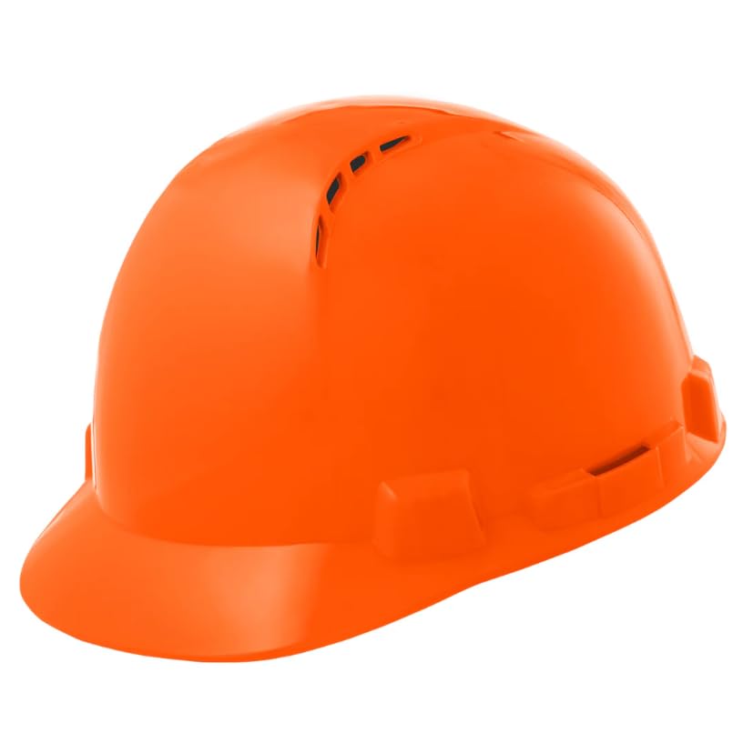 Lift Safety Briggs Short Brim Vented, Hard Hat Cap Style, Orange (HBSC-20HO)