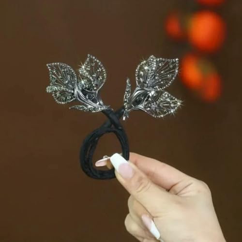 JYDMS - Accesorios para el Cabello con Forma de Herradura de Loto para Mujer, Horquilla con Forma de Flor, Horquilla para el Cabello para Hombre Perezoso, Tocado para mamá, joyería