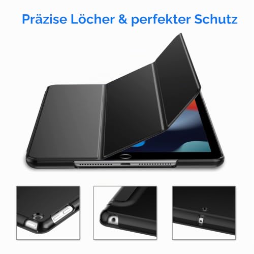 JETech Hülle für iPad 9./8./7. Gen 10,2", Schwarz – Ansicht 3