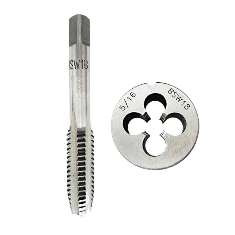 Amazon.co.jp: タップダイスセット 5/16BSW18 BSW インチ規格