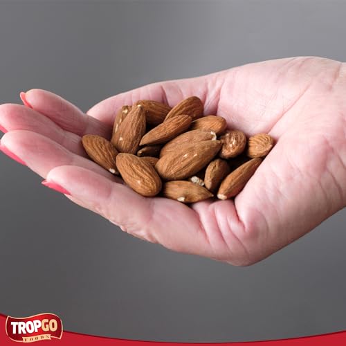 Tropgo Roasted Salted Almonds 180g Tub - Pack of 2 - Almond Nuts in Resealable and Recyclable Tub - Wholesome Trail Mix with Fibre, Protein, and Essential Minerals - Healthy Nuts for All Ages - Image 5