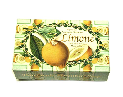 Saponificio Artigianale Fiorentino Limone Single 10.5 Oz. Soap Bar From Italy by Saponificio Artigianale Fiorentino