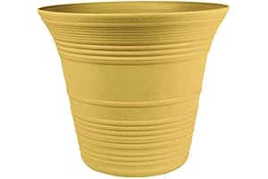 The HC Companies 7 Inch Sedona Round Self Watering Planter Pot