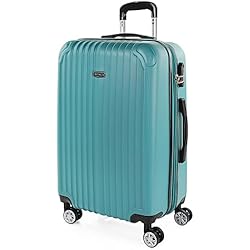 Maletas Alexander Precios ITACA - Maletas Medianas - Maleta Mediana 4 Ruedas, Maleta Viaje Mediana, Maletas De Viaje, Maleta Mediana. Maletas de Viaje Grandes 23 Kilos. Candado con combinacion T71560, Verde Menta