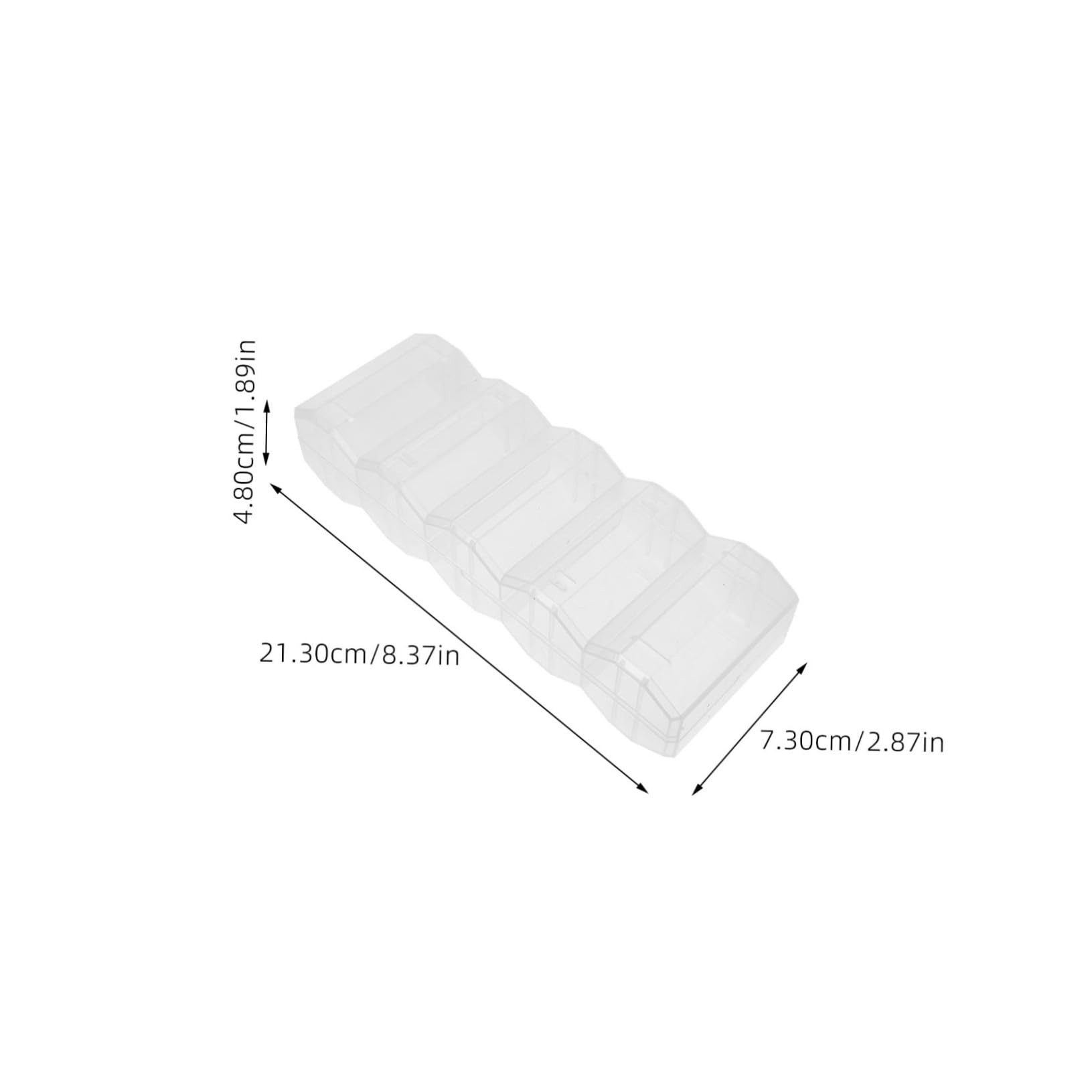 KONTONTY 2pcs Poker Chip Case Poker Chip Holder Plastic Box for Hold'em Portable Storage