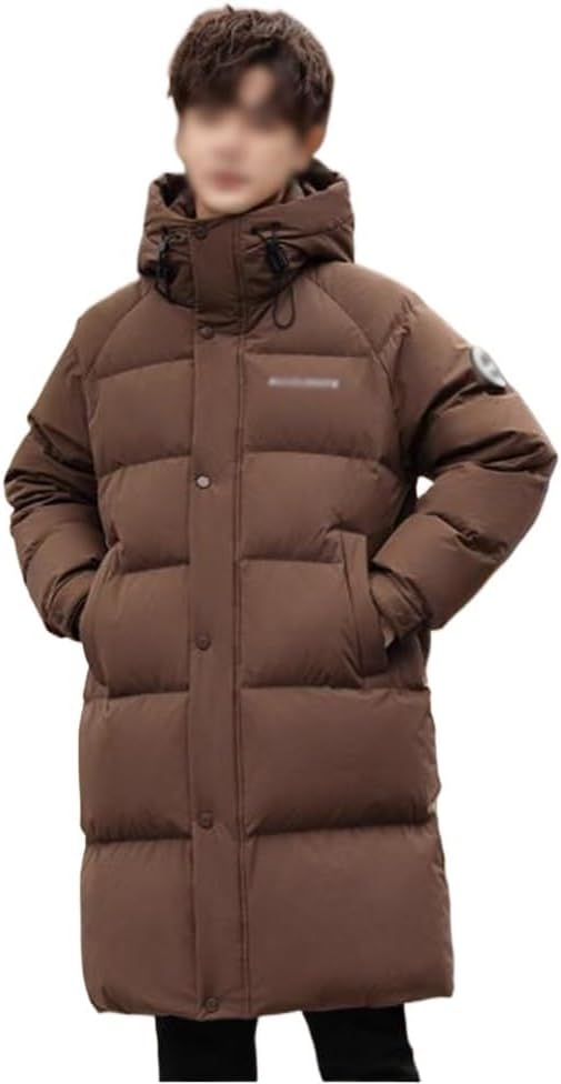 Warm Fashion Long Winter Thick Hooded Casual Jacket Down Male