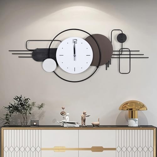 Grande horloge murale pour bureau et maison style moderne