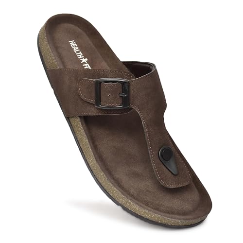 Image of HEALTH FIT Comfortable & LightWeight | Fashionable & Everyday Stylish & Durable Design Slip-on Style Flip Flops for Gents HF3078