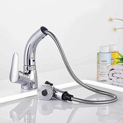 Robinet de salle de bain rotatif pour éliminer les éclaboussures et nettoyer tout le lavabo