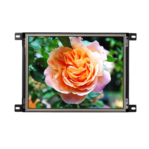 FanyiTek 10.4 inch 1024x768 1000nit Industrial Touch IPS LCD Screen and USB LVDs Controller Board 30pins,with Metal Case,Brackets