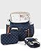 Skip Hop Diaper Bag Backpack: Forma, Multi-Function Baby Travel Bag with Changing Pad & Stroller Attachment, Navy