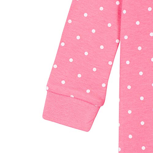 Image of Gerber Baby Girls 2-Pack Footed Pajamas