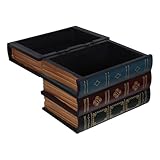 Scatola portaoggetti affidabile e sicura: proteggi i tuoi oggetti preziosi all'interno di questa robusta scatola portaoggetti in finto libro, che offre un deposito discreto e sicuro per oggetti di valore come denaro, gioielli o ricordi sentimentali, falsche buchbox vintage, aufbewahrungsbox vintage