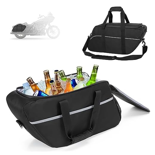 HODRANT Motorcycle Saddlebag Cooler, Leakproof Side Bag Liner