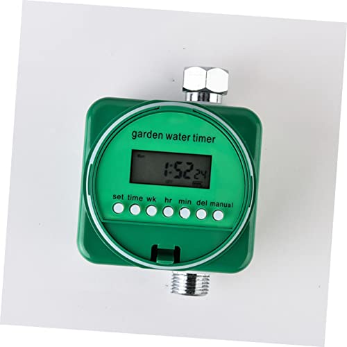 Minuterie d'arrosage 9V Mipcase avec verrouillage sécurité et 18 programmes