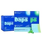 Daps Mint Energy Strips - 45mg Natural Caffeine + B-Vitamins - Fast-Acting Energy Supplement - Works Faster...
