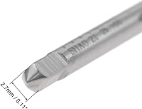 Vista 4 de uxcell Macho de la máquina #6-40 UNF Rosca 2B Clase 3 Flautas Tornillo de acero de alta velocidad roscado herramienta de roscado 2pcs