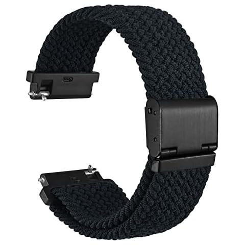 WOCCI 22mm Braided Nylon Watch Band Cover
