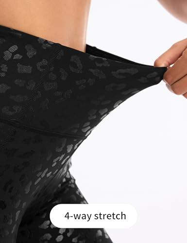 Image of THE GYM PEOPLE High Waist Yoga Shorts for Women's Tummy Control Fitness Athletic Workout Running Shorts with Deep Pockets