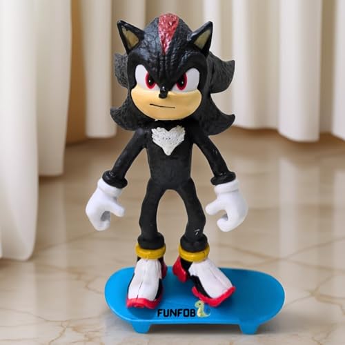 Image of Blue Aura Cartoon Game Action Figure Spike Robo Height-15cm | SSNC-Black