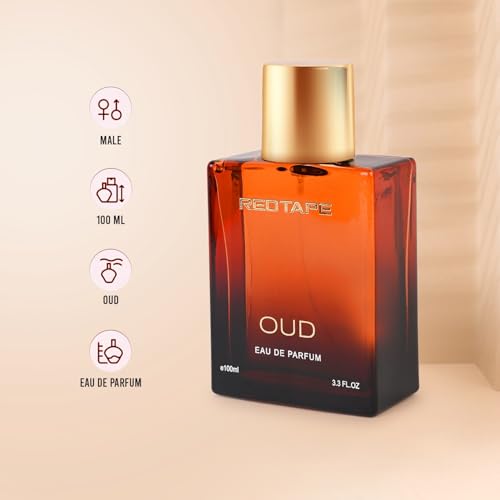 Image of Red Tape Oud Eau De Parfum for Men 100ml | Premium Long-Lasting Perfume | Fresh & Elegant Scent | Luxury Fragrance for Men | Ideal for Gifting | Best Gift for Him