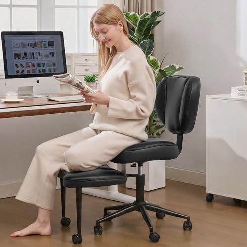EGSEAT Criss Cross Office Chair Wheels, Adjustable-Height