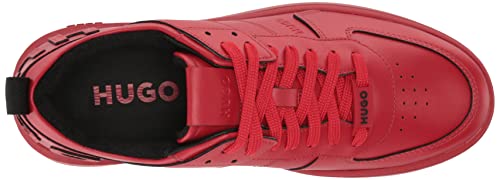 Image of Hugo Mens Back Logo Lace Up Sneakers | Casual Shoes