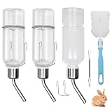 3 Stück Trinkflasche Kaninchen 350ml Hasen Trinkflasche Meerschweinchen