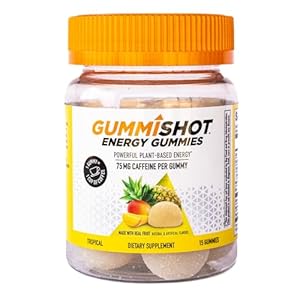 GummiShot Energy Gummies, 225mg of ...