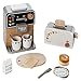 Howa Ekspres do kawy i toster z drewna wraz z 13-częściowym zestawem akcesoriów 4887