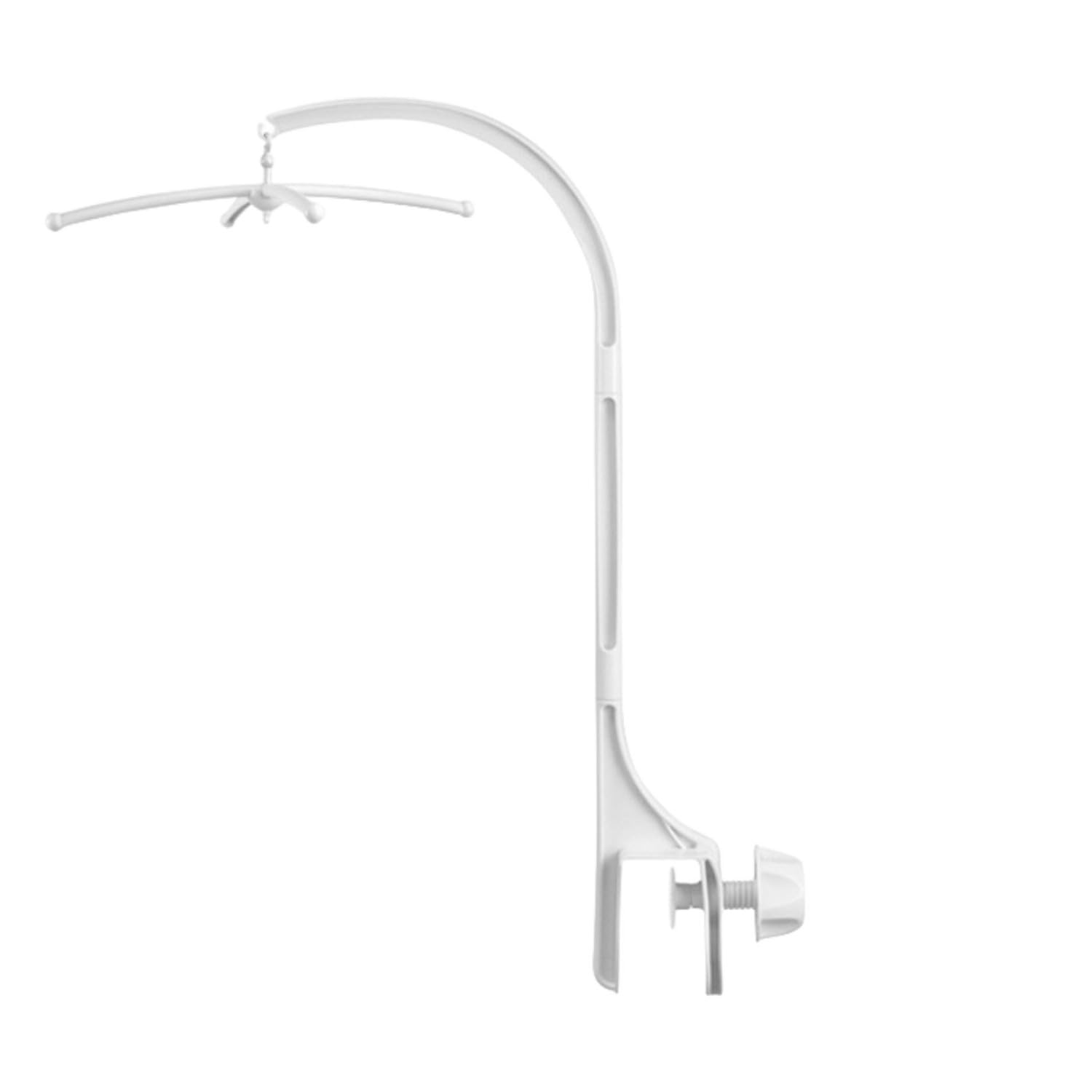 DIY 25 pulgadas cuna móvil campana titular cama infantil decoración juguetes caja de música giratoria tuerca tornillo brazo soporte