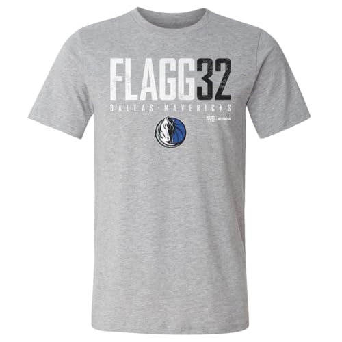 500 LEVEL Cooper Flagg Dallas Mavericks Elite Shirt (Heather Gray X-Large)