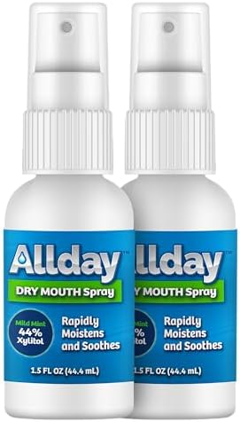 Allday Spray para la boca seca, xilitol de máxima potencia, acció...